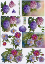 3D Schneidebogen Blumen